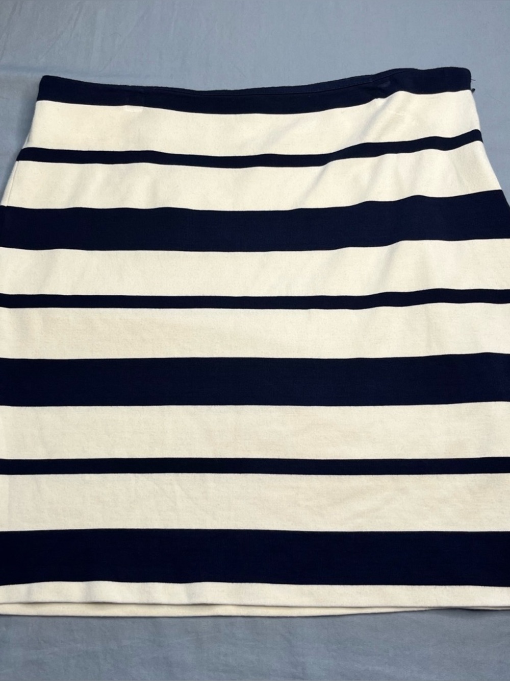 Banana Republic Navy and White Striped Pencil Skirt - Classic Nautical Look